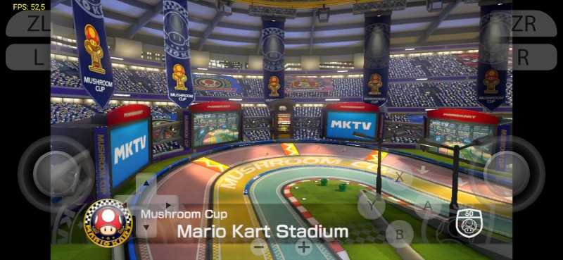 Mario Kart 8 Deluxe (Samsung Galaxy S23, Qualcomm proprietary GPU driver)