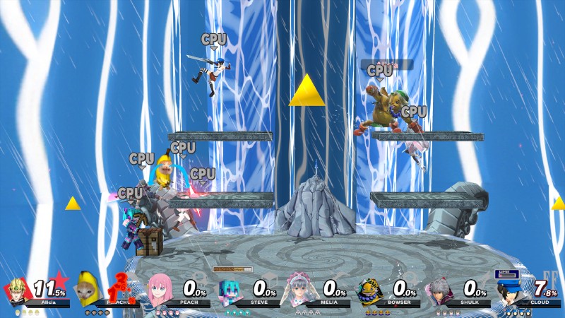 Bocchi-chan vs Melia, the fight of the century (Super Smash Bros. Ultimate)