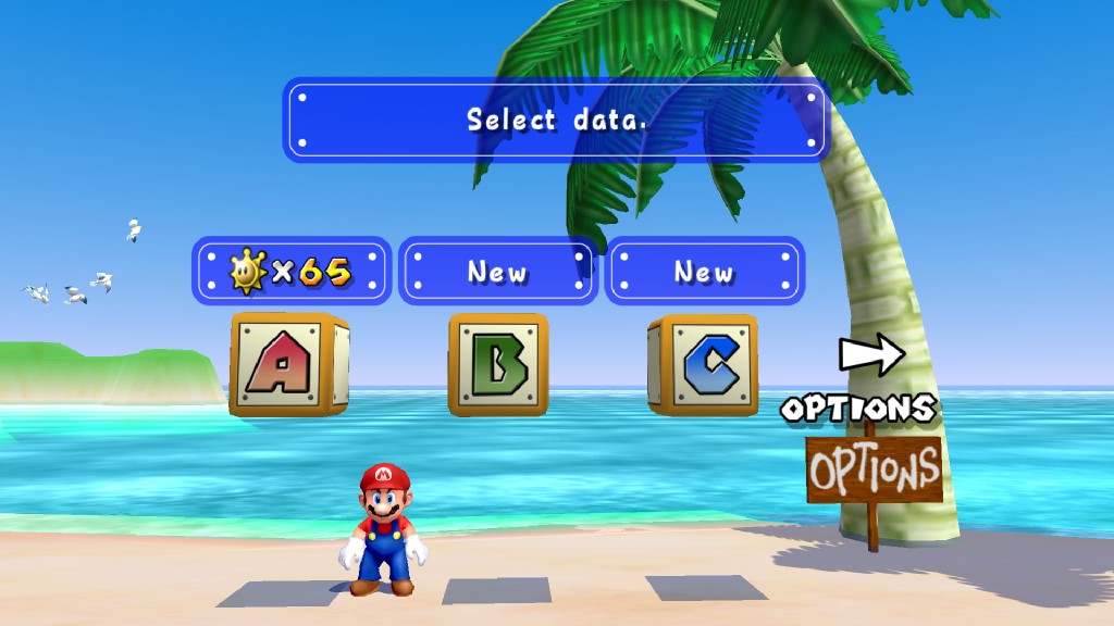 Kind of makes it look even older (Super Mario Sunshine)