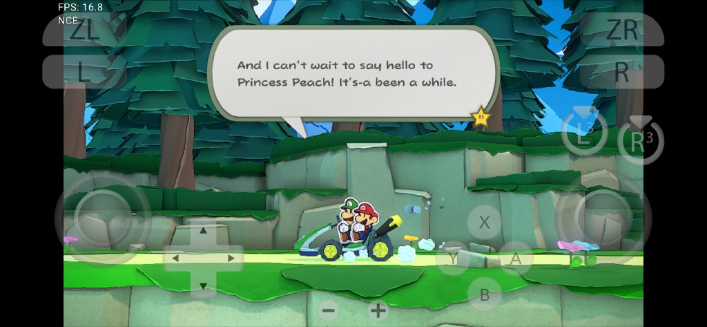 Now that’s more like it, it only costs us a shader invalidation (Paper Mario: The Origami King)