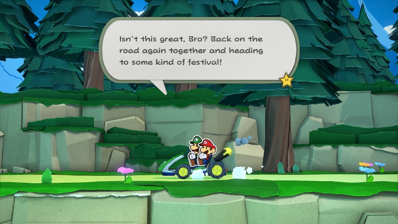 Lights, please! (Paper Mario: The Origami King)