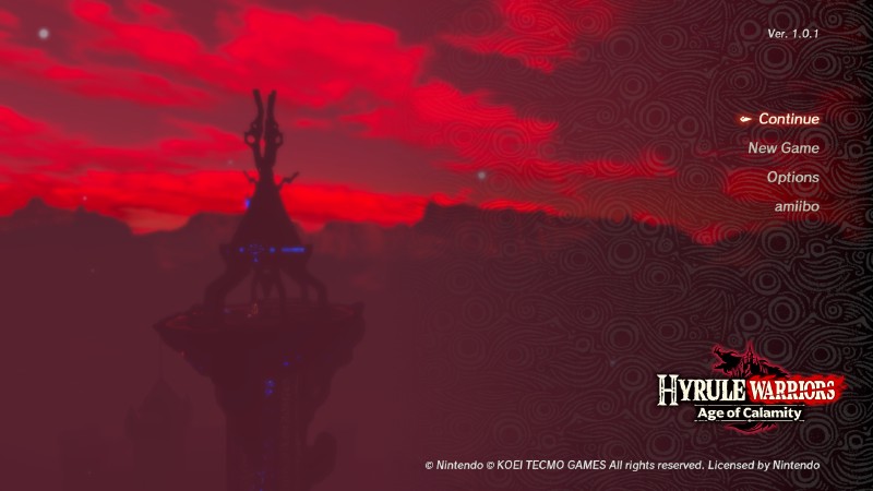 That looks like the Dark World to me (Hyrule Warriors: Age of Calamity)