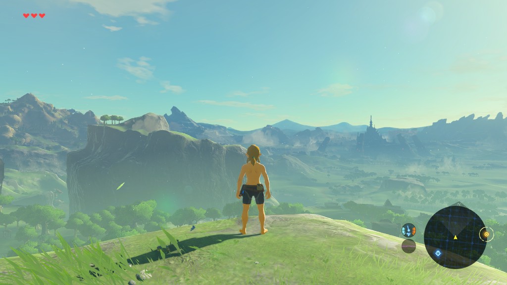 Seems to help with distant objects (The Legend of Zelda: Breath of the Wild)