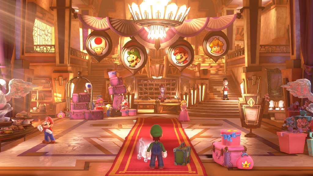 Luigi's Mansion 3 (FSR Vs. FSR + FXAA, both on a 4K display)